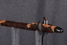 African Blackwood Burl Native American Flute, Minor, Mid A-4, #U6G (2)